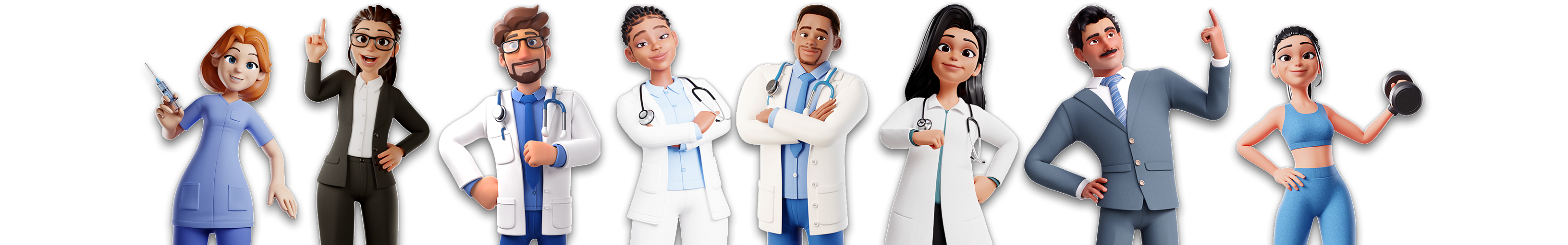 Ilustrasi tim kesehatan Neuro Academy